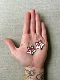 Image 3 of RED FOX EARRINGS
