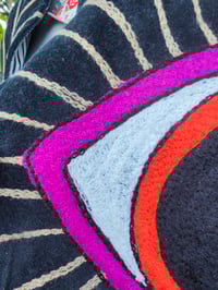 Image 3 of Wanderlust - Velvet evil eye protection jacket - Black 6-12uk