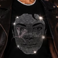MJ Unisex Rhinestone Pop Icon Inspired Tee