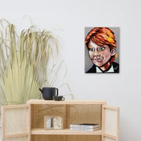 Image 1 of Red Hair And A Handme Down Robe...Canvas