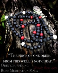 Image 1 of Odin’s Sacrifice Rune Meditation Mala 