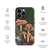 Image 22 of Colorful Mushroom Watercolor Mycology Nature Whimsical Tough Case for iPhone®