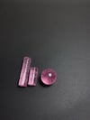Pink lollipop facted leaf set 