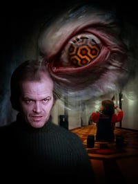 Image 3 of REDRUM - wall sculpture, hand sculpted