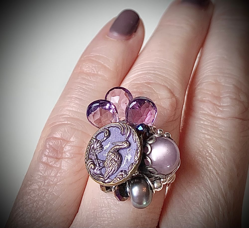 Image of "Plume" Bouquet Ring