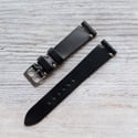 19mm Horween Shell Cordovan Strap - Black