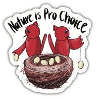 Image 1 of Nature is Pro Choice - Sticker