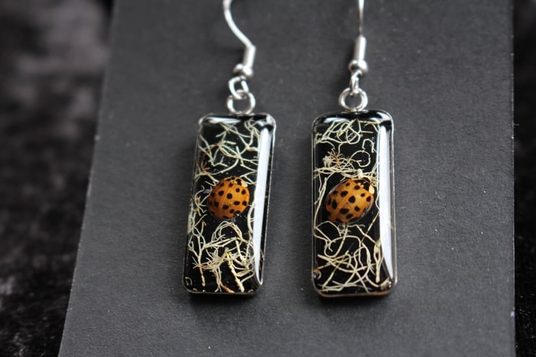 lady bird stainless steel earrings Image 2