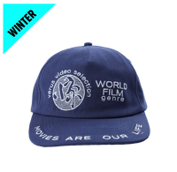 Image 1 of WORLD FILM CAP - NAVY