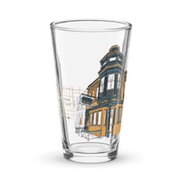Image 1 of Hand-Drawn Beat Kitchen 16oz Pint Glass