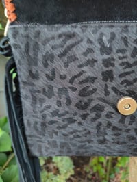 Image 7 of Barca bag -black leopard