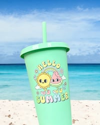 Image 2 of summer time decal cold cup