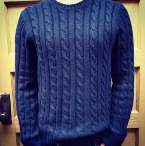 Image of Men's Deep Blue Sweater