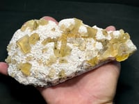Image 6 of Barite & Yellow Cubic Fluorite Crystal Specimen #2417
