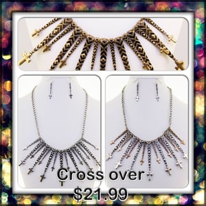 Image of Cross over Necklace 
