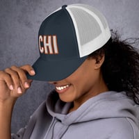 Image 2 of CHI Trucker Cap (Navy/White)