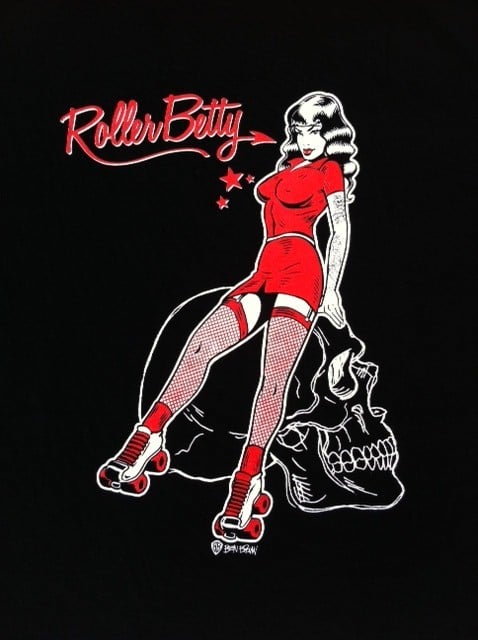 Image of Roller Betty - Ladies T-Shirt