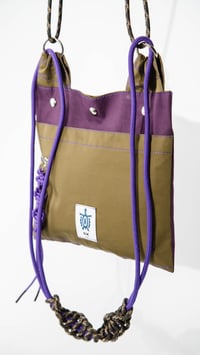 Image 2 of BABI BAG - Purple / Military Green 