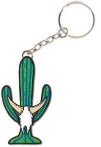 Image 4 of Darby saguaro cactus w/skull keychain 