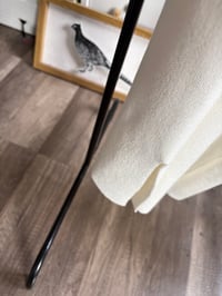 Image 3 of Cream wide leg sweater pants 