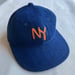 Image of KM Style NY Indigo Sashiko Ball Cap 002