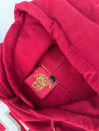 Image 4 of SNIPER GANG FL BURGUNDY ANGEL HOODIE (XXL)