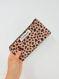 Image 1 of Pochette de transport LA SOLAIRE double gaze léo chocolat