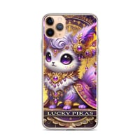 Image 2 of Clear Case for iPhone® Lucky Pika 2024 Art Collection