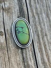 Image 3 of Large Hubei Turquoise Ring 
