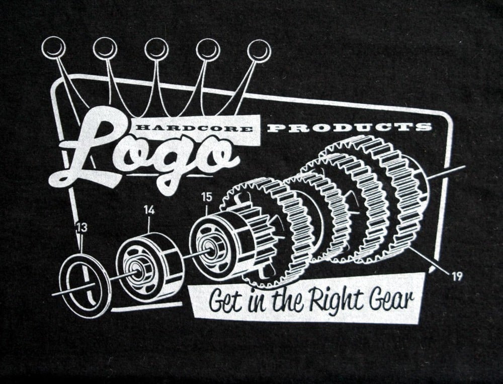 Image of Hardcore Logo Gear Logo Guys T-Shirt