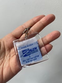 Image 3 of vintage clothing hangtag Salem Sportswear made in USA courtneycourtney keychain