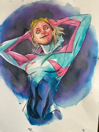 Image 1 of Violet Calm – Original Watercolor