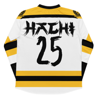 Image 2 of Hachi Black & Gold Hockey Jersey