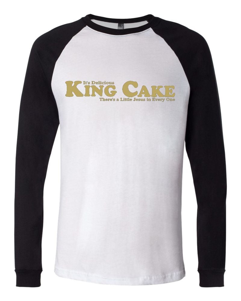 Image of "King Cake" Baseball Jersey Tee