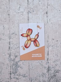 Image 5 of Orange Balloon Dog Magnetic Bookmarks