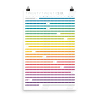 2026 Poster Wall Calendar - Rainbow Bright
