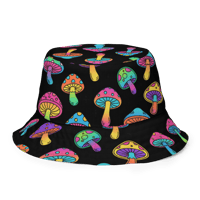 Image 1 of Reversible Mushroom Bucket Hat