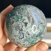 Image 5 of Moss Agate Sphere (24B)