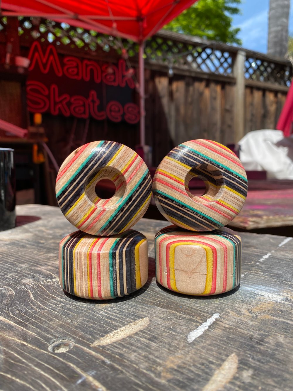 Wheels Made From Recycled Skateboards