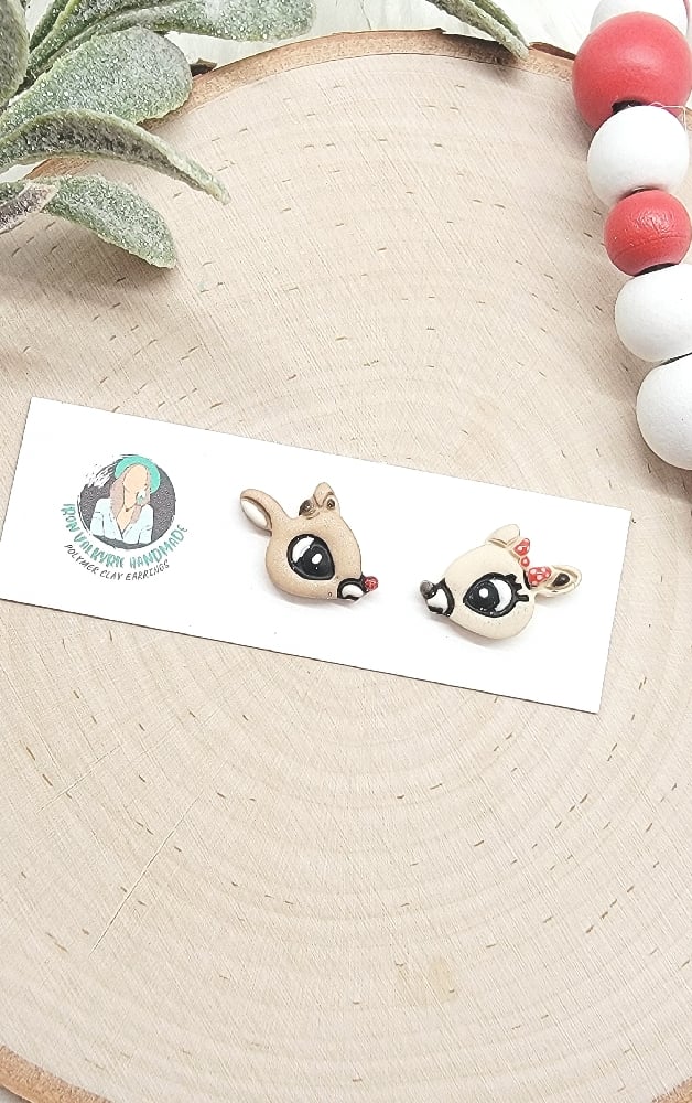 Image of Classic Reindeer Studs