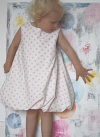 Image 3 of Balloon Dress-pink dot