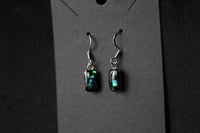 Image 3 of Dead Good Elytra Beetle wing earrings small rectangle