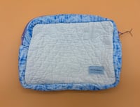 Image 5 of Hand-Dyed Quilted Toiletry Bag | Eco-Friendly Travel Pouch | Soft Zipper Pouch for Essentials
