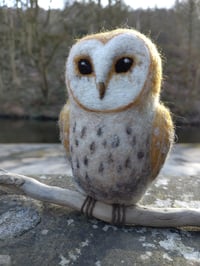 Image 2 of Needle Felted Barn Owl 