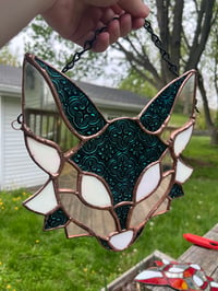 Image 1 of  Fox Head Stained Glass (multiple) 