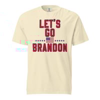 Image 3 of Let's Go Brandon - Unisex garment-dyed heavyweight t-shirt from PatriotsCo.com