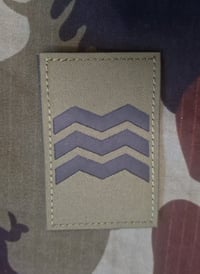 Sergeant Lazer Cut Rank Marking Patch 