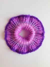 Image 2 of Sofie and Iris Purple, Lilac and Lavender Mohair Collar