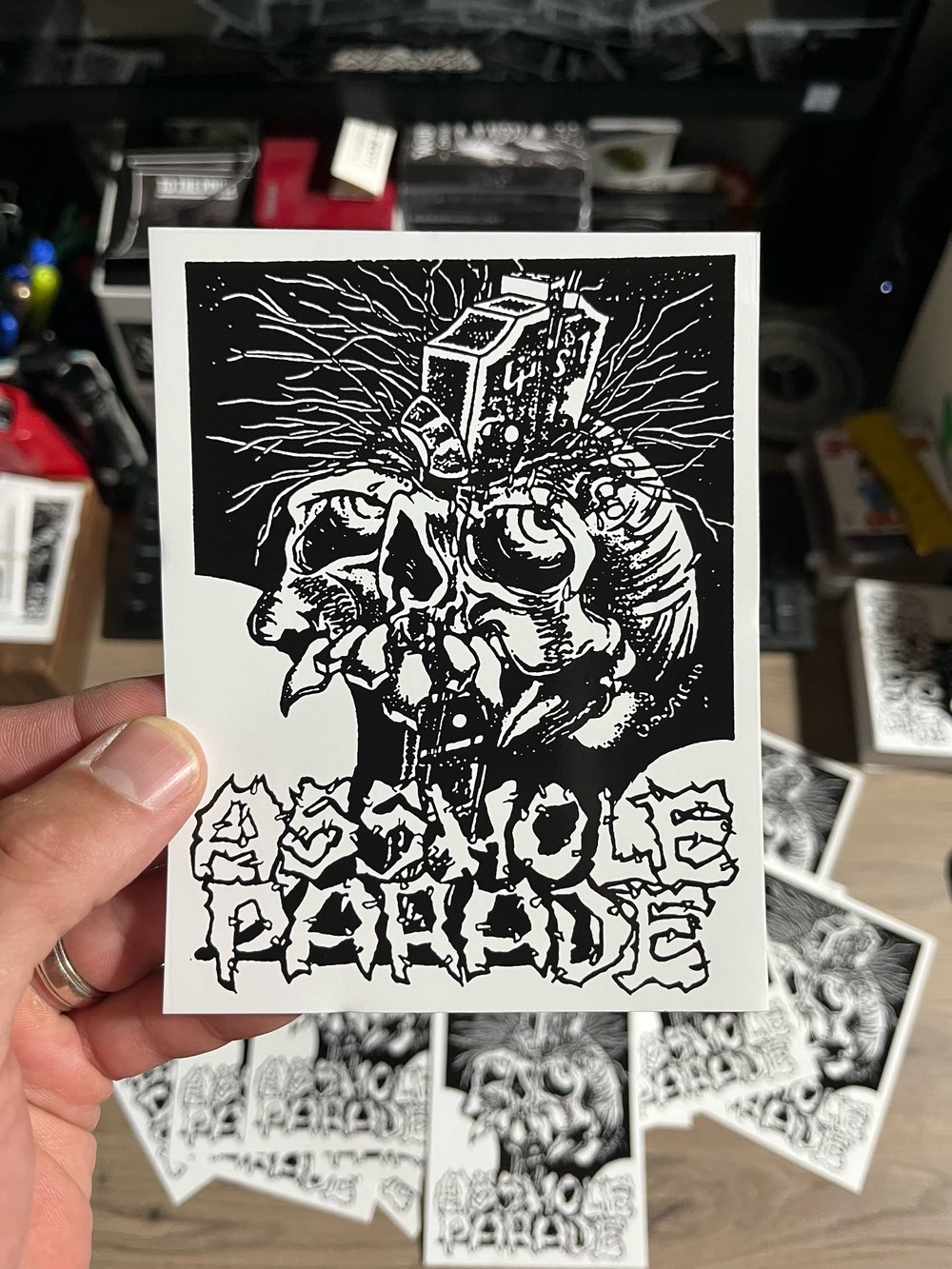 Assholeparade "Pushead" Sticker (2 Sizes)