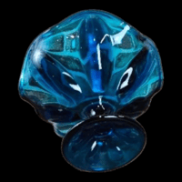 Image 2 of MCM Viking Glass 6 Petal Bluenique Dish